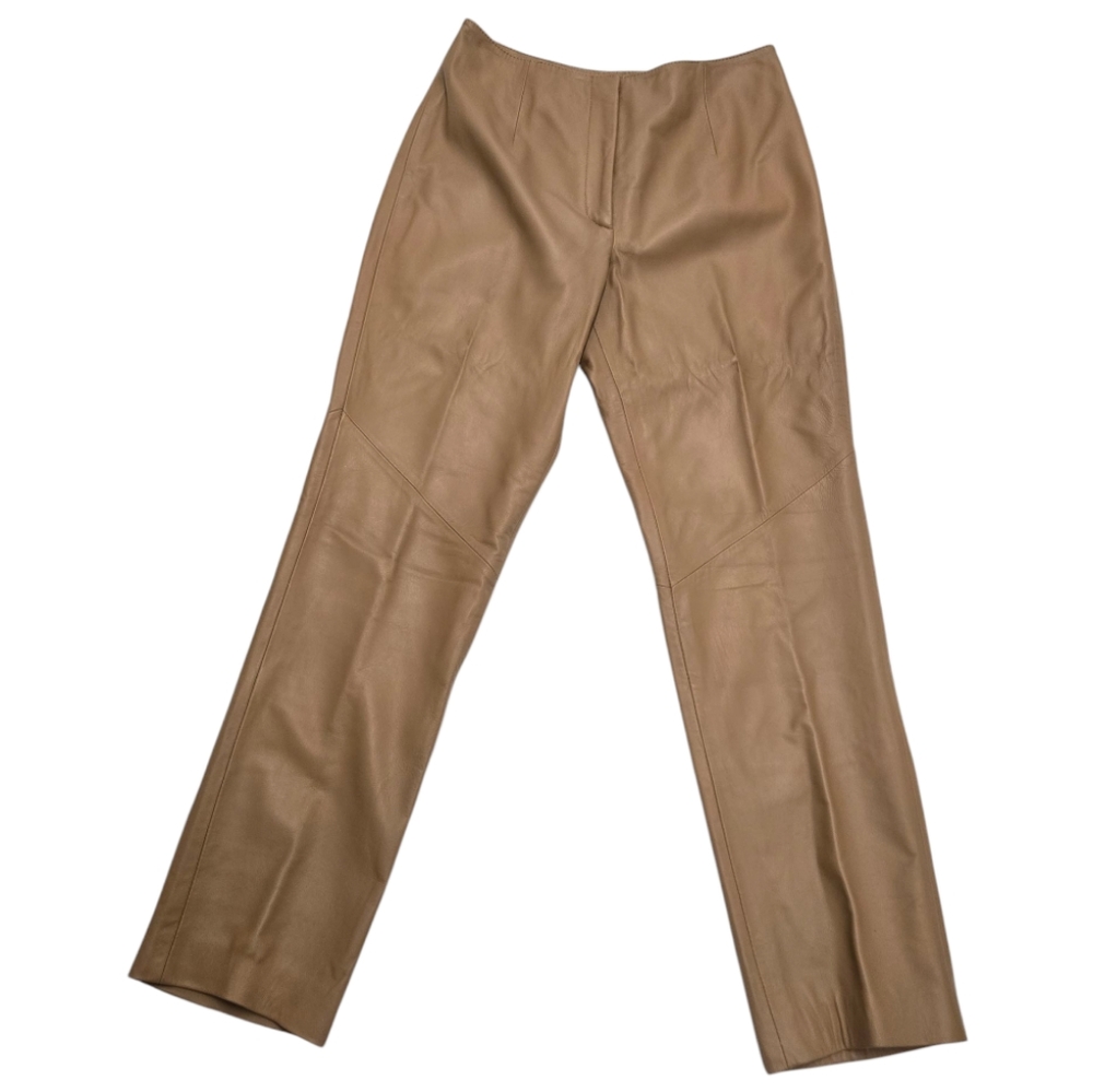 CLOTHES by REVUE‎ BROWN LEATHER PANTS SZ 6